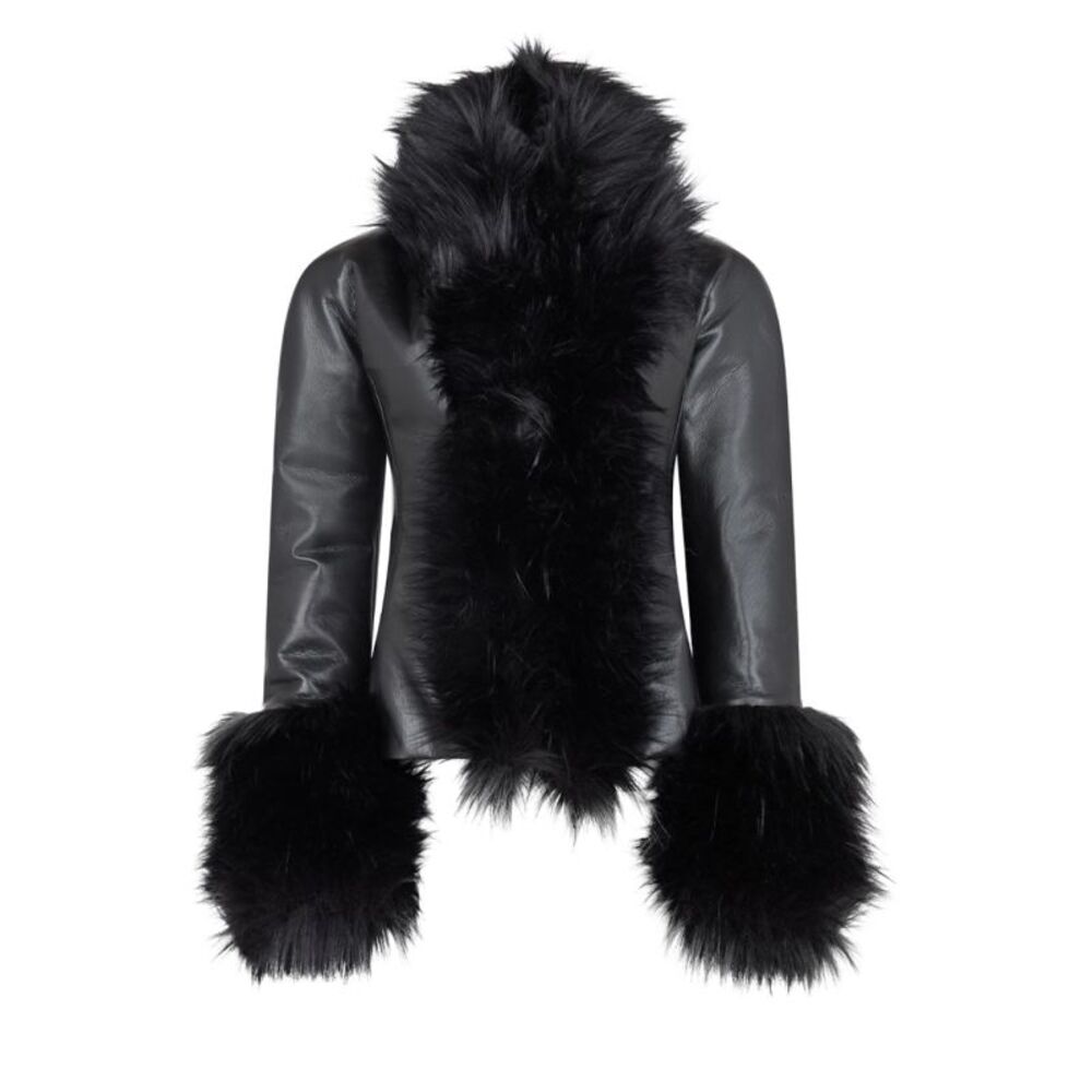The Andamane Women `Kasia` Faux Fur` Jacket